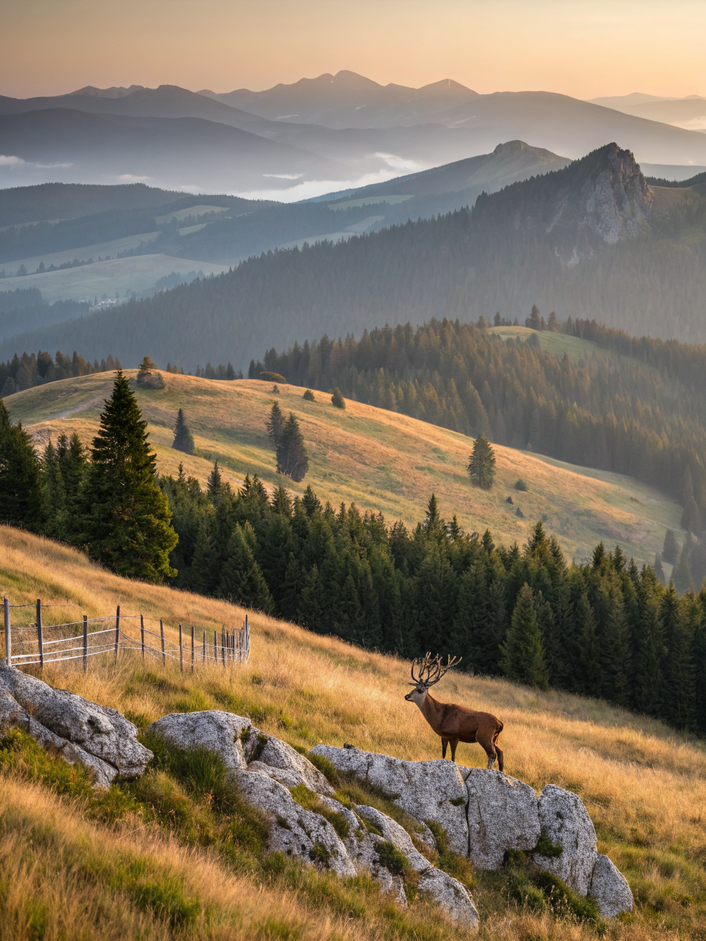 Paysage majestueux du Jura illustrant l'engagement de la Société de Chasse de Mijoux